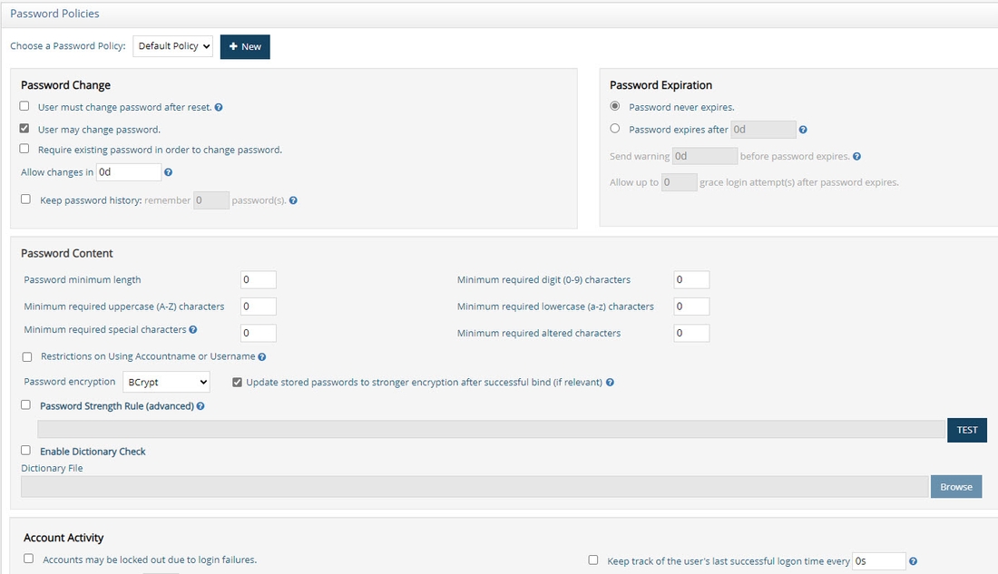 Password Policies