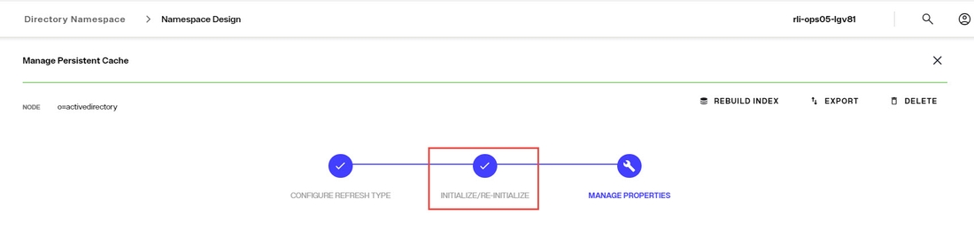 INITIALIZE/RE-INITIALIZE