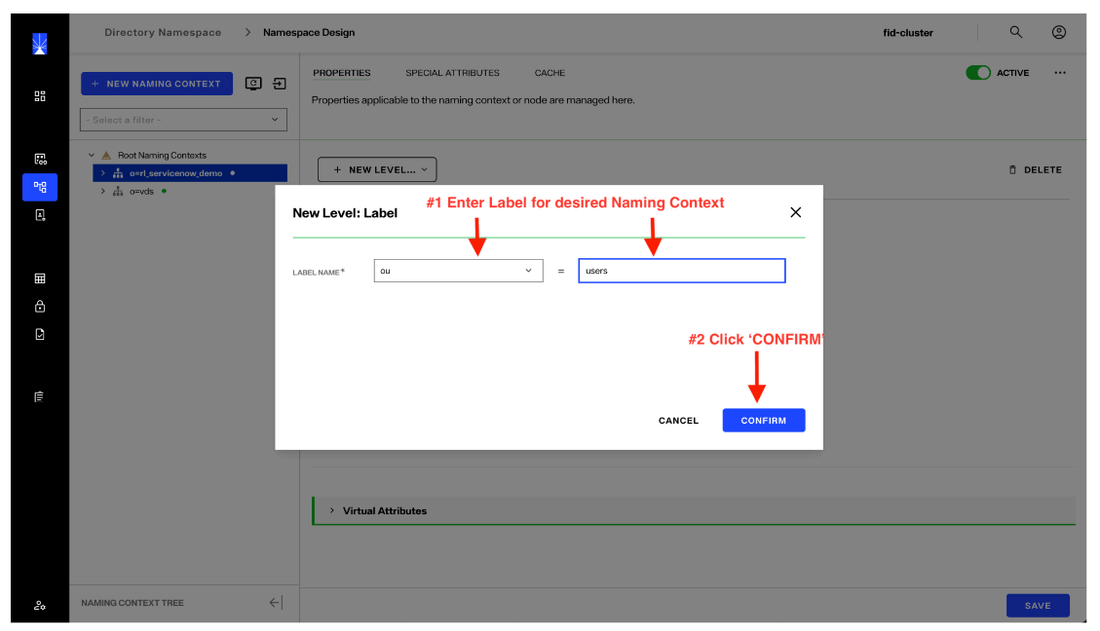 image showing namespace creation - step 9