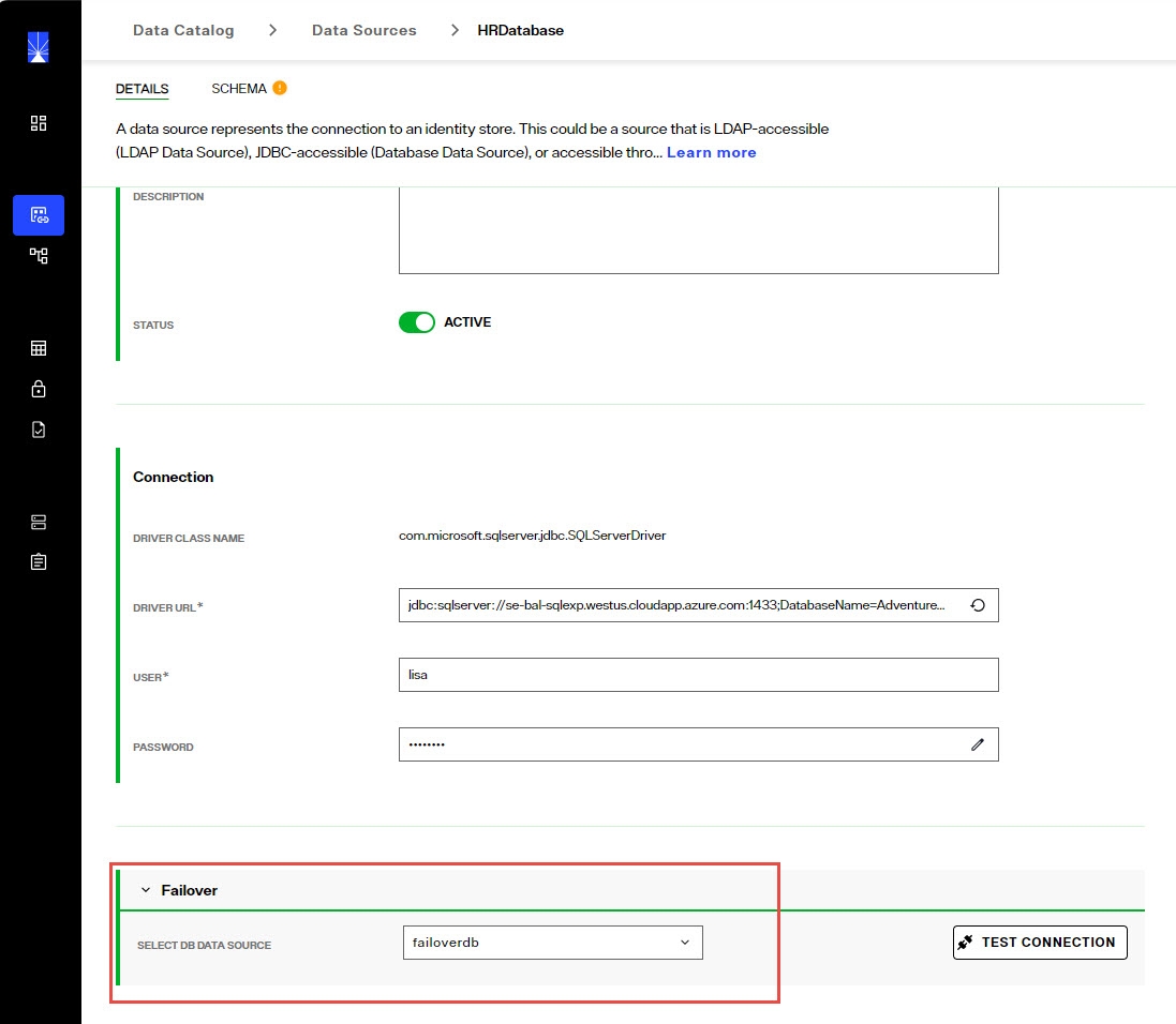 Configuring Failover Servers for the Backend Database