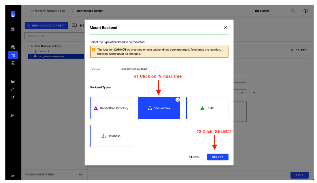 image showing namespace creation - step 5