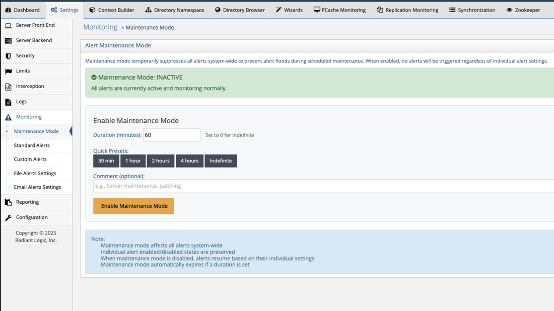 An image showing how to use maintenance mode 