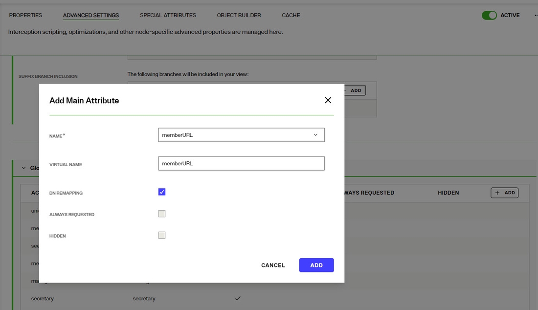 Global Attributes Handling