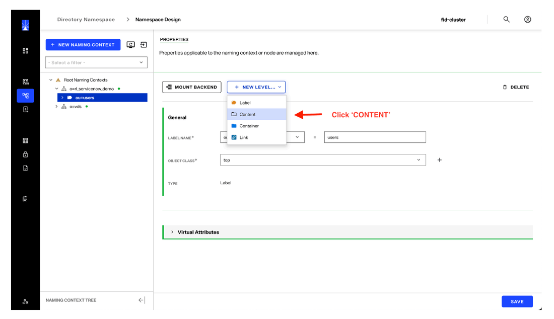 image showing namespace creation - step 13