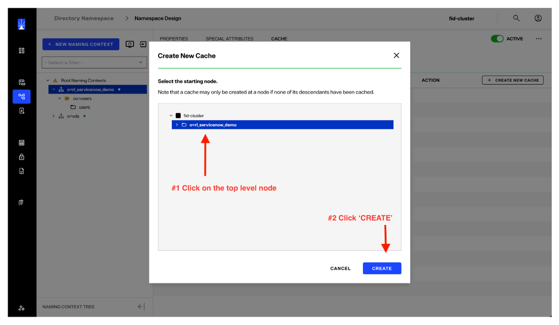 image showing cache creation - step 3