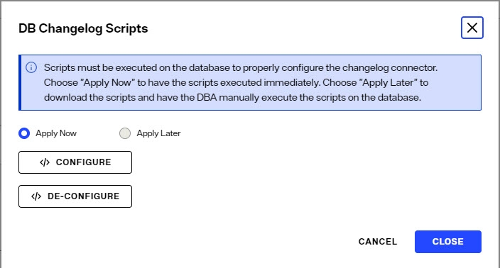 Configuration to Apply SQL Script Automatically or Not