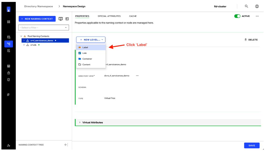 image showing namespace creation - step 9