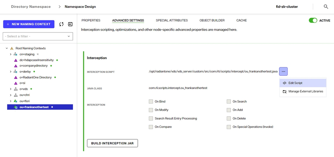 Interception Script