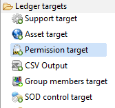 Permission target