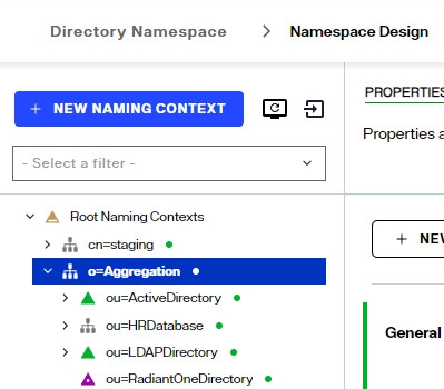 Naming Context for Aggregation