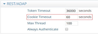Configuring Cookie Timeout