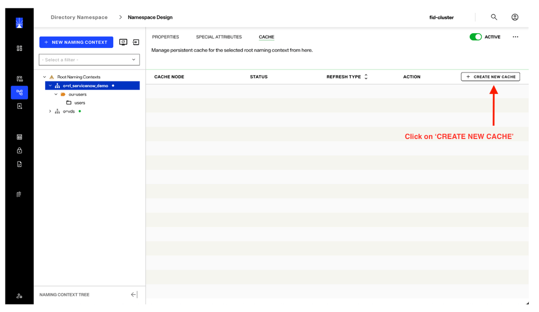 image showing cache creation - step 2