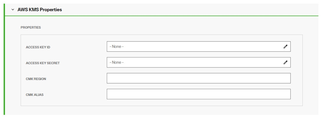 AWS KMS Settings