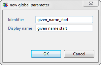 Adding the 'start_name' global parameter