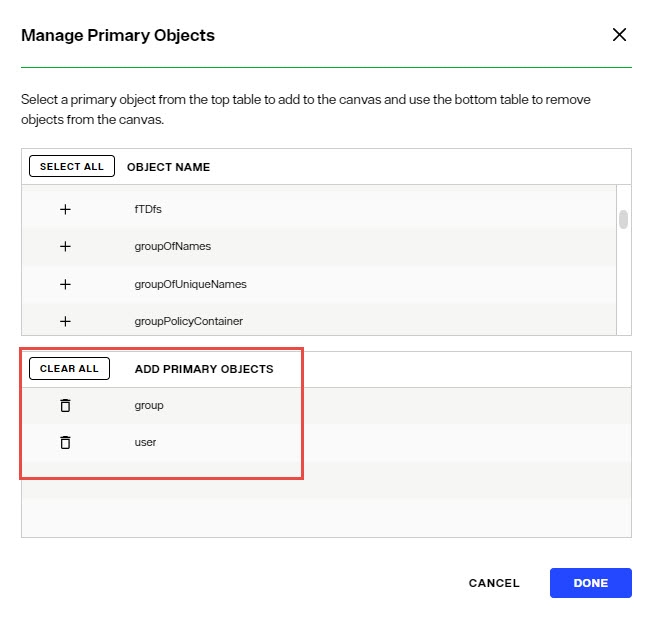 Add Multiple Primary Objects