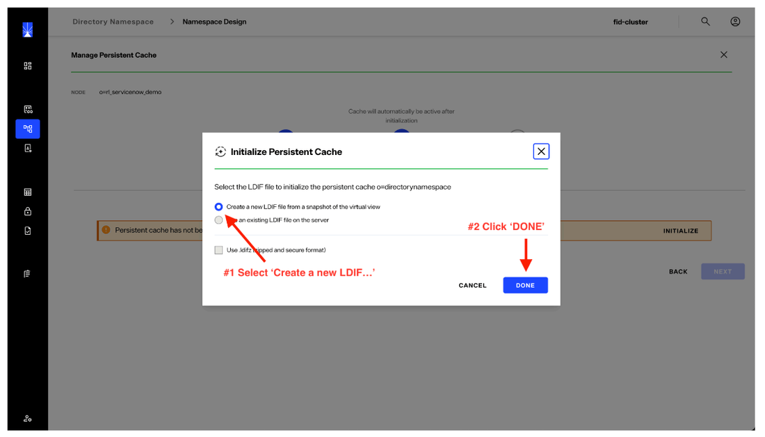 image showing cache creation - step 6