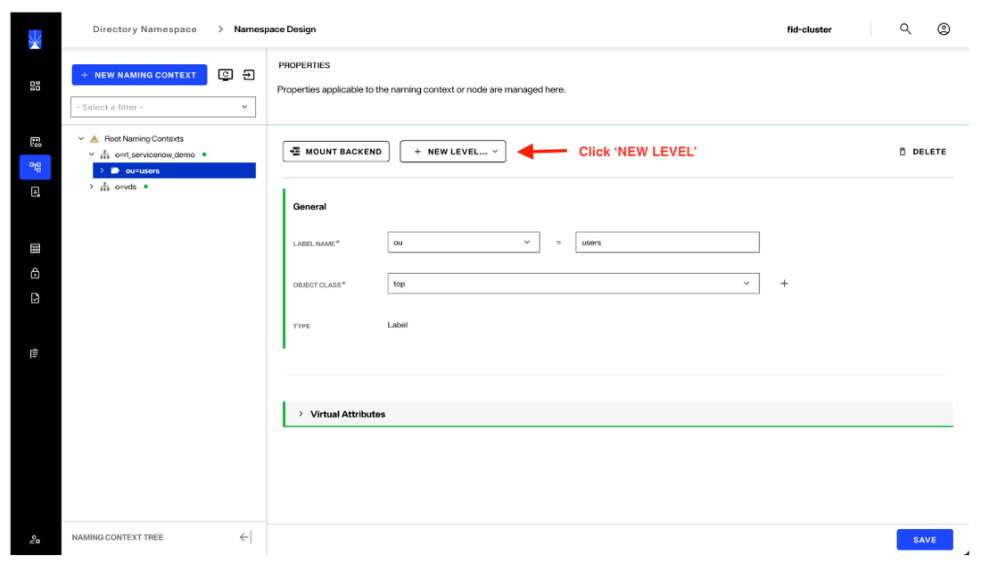 image showing namespace creation - step 9