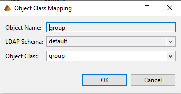 Group Object Class Mapping