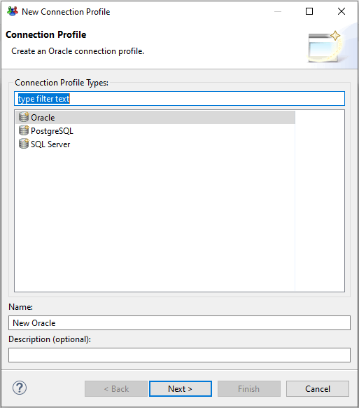Database connection profile 1