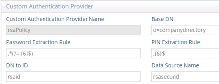Example Custom Authentication Provider