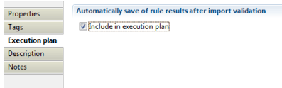 Inserting the rule into the execution plan