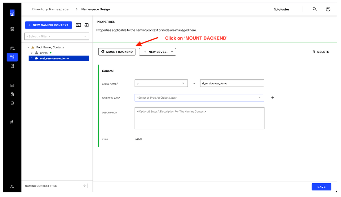 image showing namespace creation - step 4