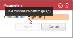 Parameters Editor