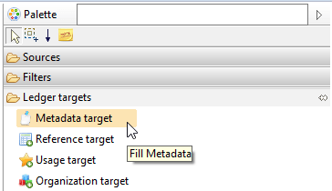Metadata collect palette