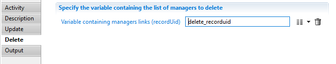 Delete managers