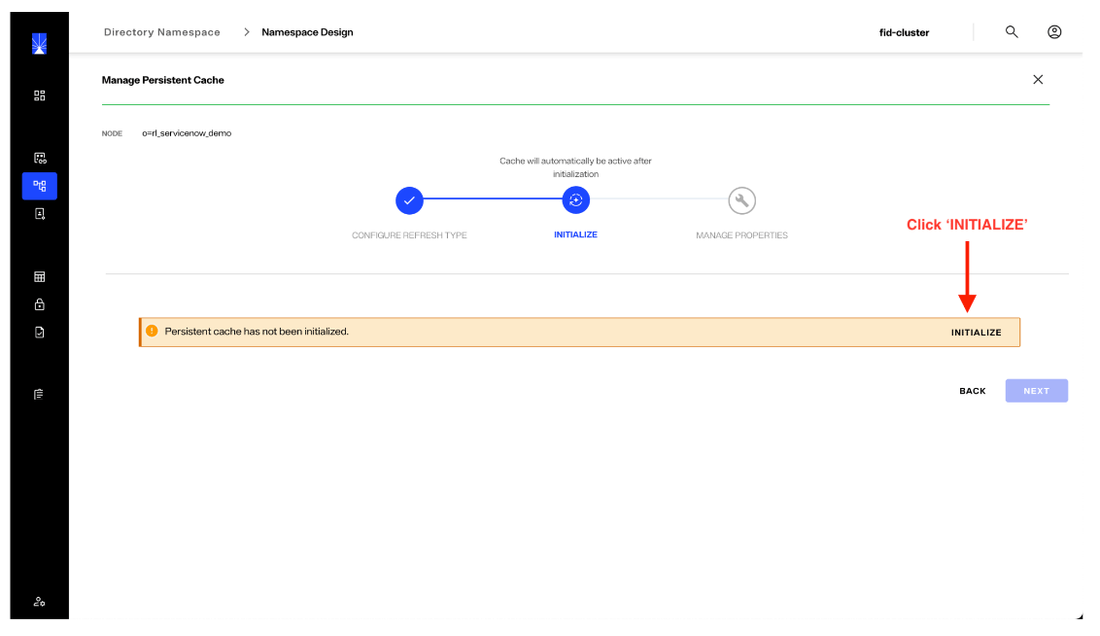 image showing cache creation - step 5