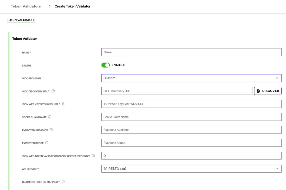 The New Token Validator Page